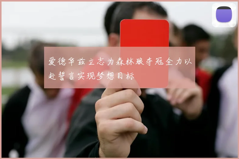 爱德华兹立志为森林狼夺冠全力以赴誓言实现梦想目标